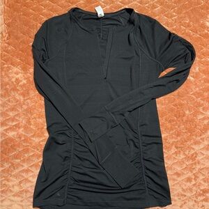 Athleta Black Long Sleeve Top